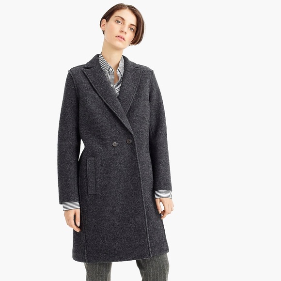 J. Crew Jackets & Coats Daphne Topcoat In Italian Boiled Wool Nwt